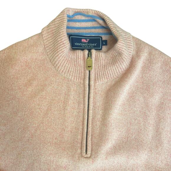 Vineyard Vines Pink Zip Up Sweater - Picture 4 of 16